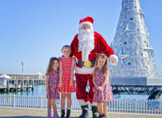 Santa visits Geelong