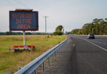 Be aware of fire danger before travelling