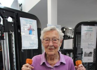 Staying active the key to hitting 100