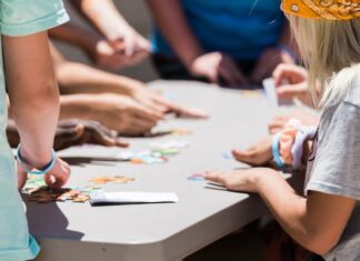 Mixing authors with kids