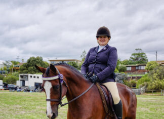 Working-dog theme at show